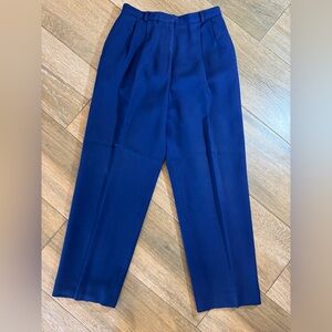 Talbots Petites wool lined pleated business office dress pants size 8P